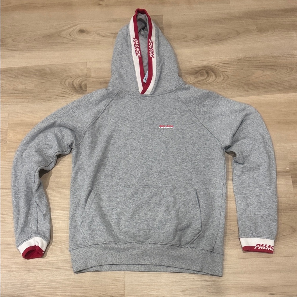 Palace Skateboarding Men’s  Medium Splitter Hoodie with Red Accents
